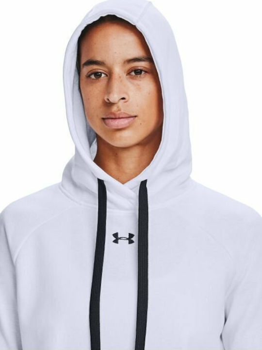 Rival Women's Sweatshirt Hooded White