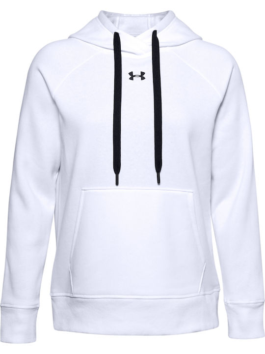 Rival Women's Sweatshirt Hooded White