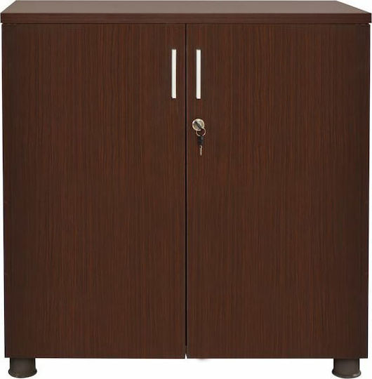 Ξύλινο Ντουλάπι Γραφείου με Κλειδαριά Wenge 80x40x82cm Ξύλινο Ντουλάπι Γραφείου με Κλειδαριά Wenge 80x40x82cm