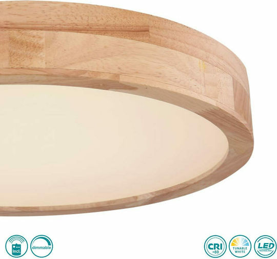 Globo Lighting Rainer Πλαφονιέρα 40εκ. LED με Τηλεχειριστήριο Globo Lighting Rainer Πλαφονιέρα 40εκ. LED με Τηλεχειριστήριο