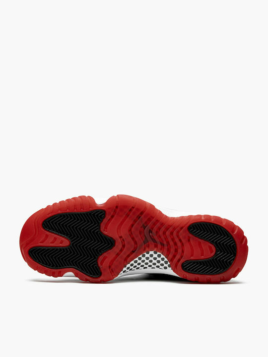 Air  11 Retro Мъжки Ботуши Black / White / Varsity Red