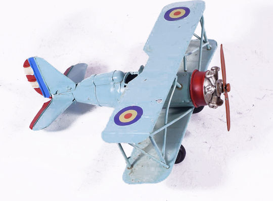 SP Souliotis Avion Decorativ Metalic 16x16x7cm 1buc