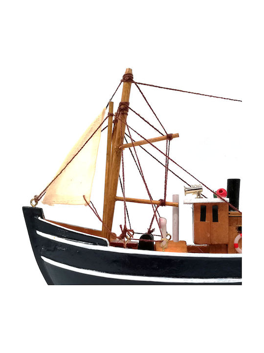 SP Souliotis Decorative Wooden Kaiki Ship No2 20x5x17cm