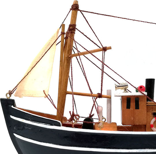 SP Souliotis Decorative Wooden Kaiki Ship No2 20x5x17cm