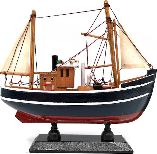 SP Souliotis Διακοσμητικό Καράβι Ξύλινο Καϊκι No2 20x5x17cm SP Souliotis Διακοσμητικό Καράβι Ξύλινο Καϊκι No2 20x5x17cm