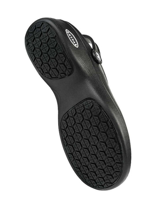 Oxypas Bestlight1 OB SRC Anatomic Clogs Black