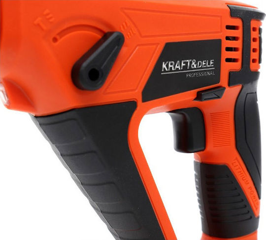 Kraft & Dele Rechargeable Rotary Drill X Impact Demolition Hammer Battery 18V Solo with Chuck SDS Plus KD1756