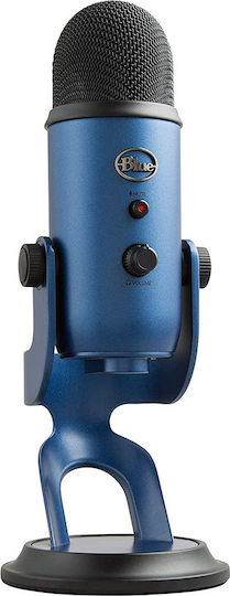 Blue Microphones Yeti Condenser Microphone USB Tabletop for Vocals in Blue Color