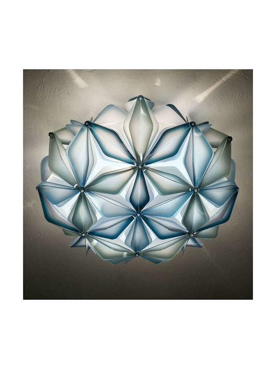 Slamp La Vie Modern Metal Ceiling Light with Socket E27 Blue LAVCM00BLU00000000EU