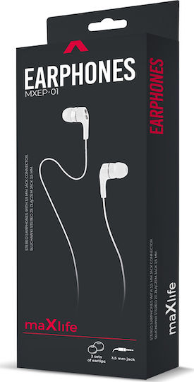 Maxlife In-ear headphones In Ear MXEP-01 White