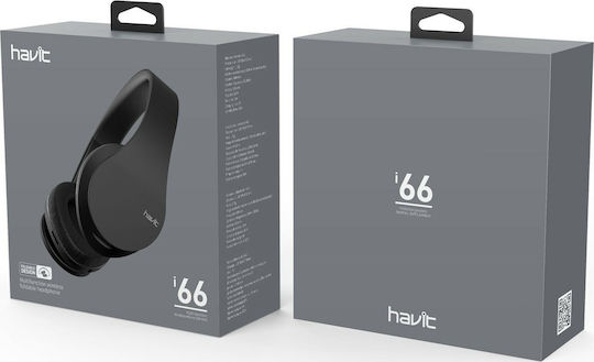 Havit Havit HV-I66 Wireless Wired On Ear Headphones with Radio 6 Hours Playing Time Black