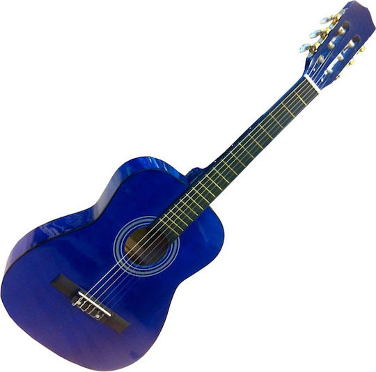 Cortez CG30 1/4 Blue Kids Classical Guitar 1/4 Red