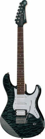 Yamaha PAC-212VQM Electric Guitar Stratocaster with HSS Pickup Configuration Trans Black