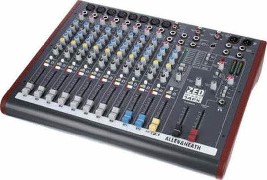 Allen & Heath ZED60-14FX Αναλογική Κονσόλα 14 Καναλιών με Phantom Power & 8 Εισόδους XLR