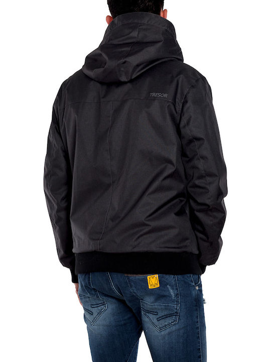 Tresor Herren Winter Jacke Bomber Black