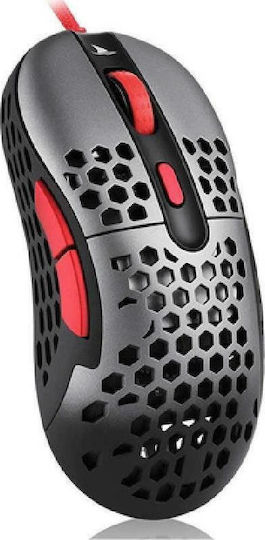 Motospeed N1 Gaming Ποντίκι 6400 DPI Γκρι