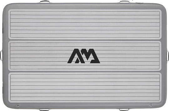 Aqua Marina Island Надуваема Плаваща Платформа с Дръжки Сива 250x160см