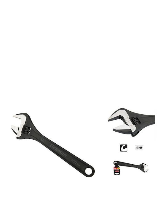 Benman French Wrench with Adjustable Opening 35mm 250mm 10''