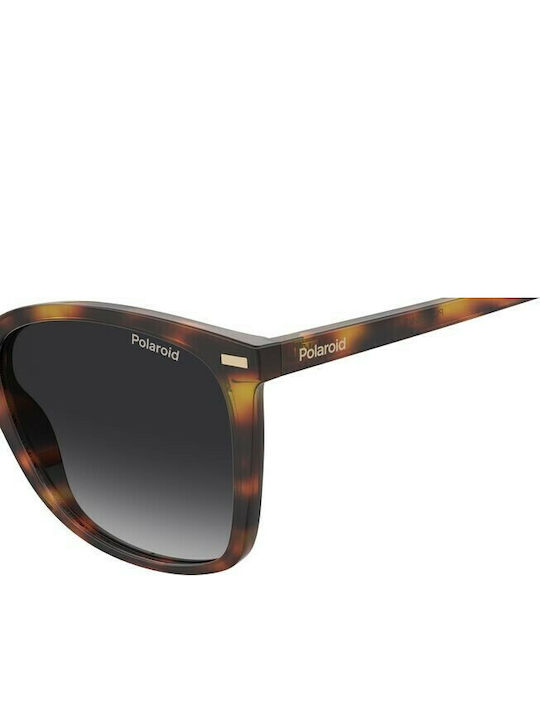 Polaroid Women's Sunglasses with Brown Tartaruga Plastic Frame and Black Gradient Polarized Lens PLD4108/S 086LA