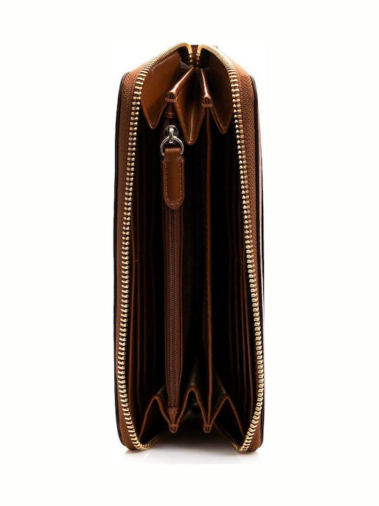 Bryant Large Leather Women's Wallet Classic Brown