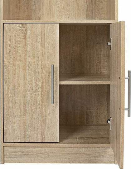 Стояща на пода Офис Дървена Сонома 60x30x180см