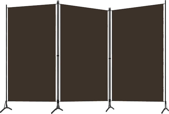 vidaXL Decorativ Paravan Metalic cu 3 Panouri 260x180cm