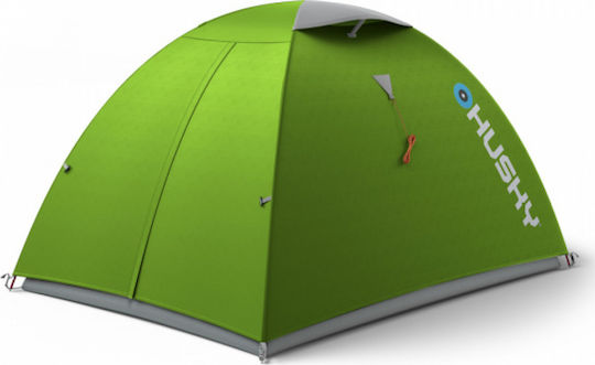 Husky Sawaj 2 Nylon Σκηνή Camping Igloo Πράσινη με Διπλό Πανί 3 Εποχών για 2 Άτομα 230x215x120εκ.
