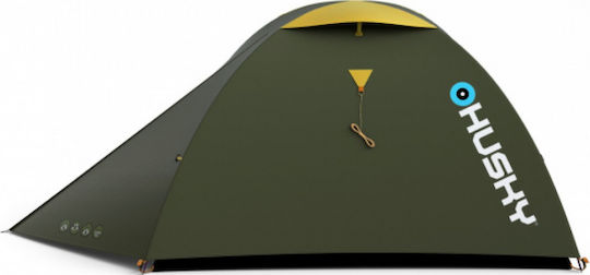 Husky Bizam 2 Classic Σκηνή Camping Igloo Ορειβασίας Πράσινη 4 Εποχών για 2 Άτομα Αδιάβροχη 3000mm 290x145x125εκ.