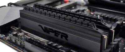 Patriot Viper 4 Blackout 16GB DDR4 RAM with 2 Modules (2x8GB) and 3600 Speed for Desktop