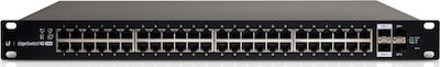 Ubiquiti EdgeSwitch ES-48-500W Gestionat L3 PoE+ Switch cu 48 Porturi Gigabit (1Gbps) Ethernet și 4 Porturi SFP