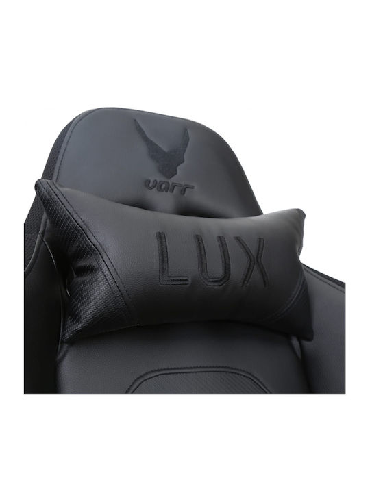 Omega Varr Lux Scaun Gaming Din piele ecologică cu Brațe Reglabile și Iluminare RGB Neagră