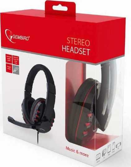Gembird GHS-402 Over Ear Gaming Headset με σύνδεση 2x3.5mm