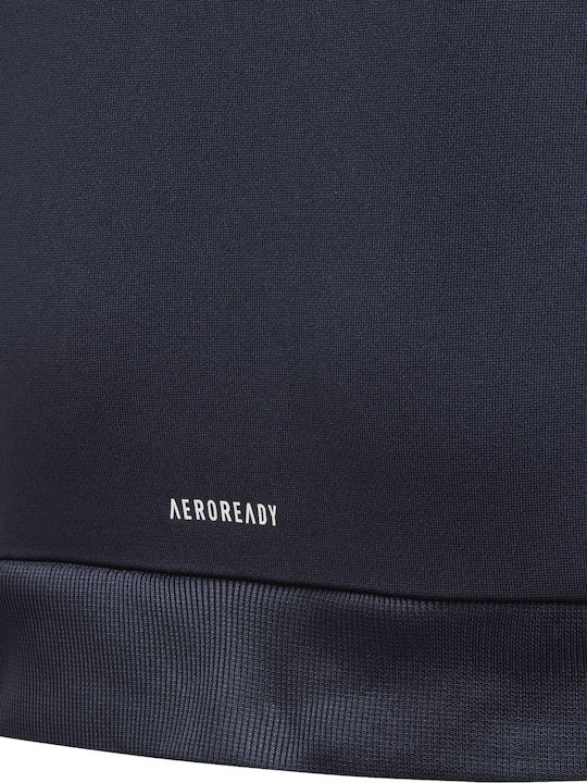 Αθλητική Παιδική Ζακέτα με Κουκούλα Navy Μπλε Must Haves Aeroready