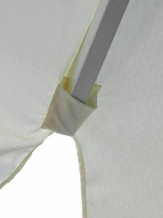 Professional Circular Aluminum Ecru Garden & Terrace Parasol P2.50m