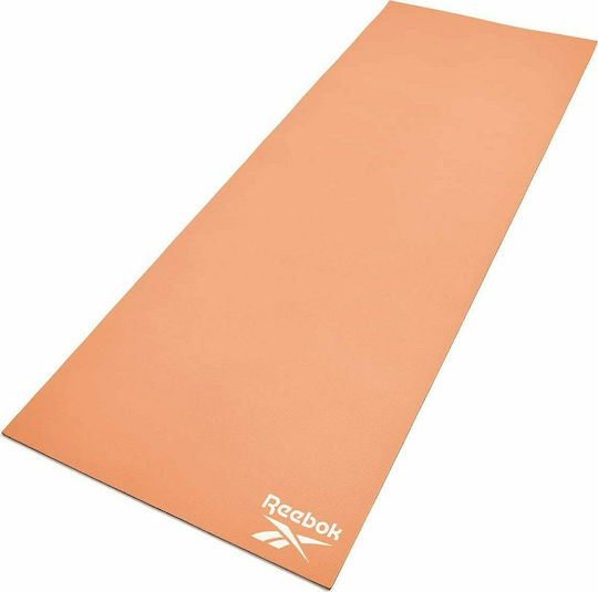 Reebok Double Sided Στρώμα Γυμναστικής Yoga Μαύρο με Ιμάντα Μεταφοράς (173x61x0.6cm)
