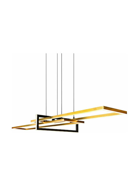 Trio Lighting Salinas Adjustable Pendant Light Bronze LED with Warm White Light Rail 110x40x40cm