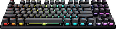 Havit KB857L Gaming Μηχανικό Πληκτρολόγιο Tenkeyless με Custom Blue διακόπτες και RGB φωτισμό (Αγγλικό US)