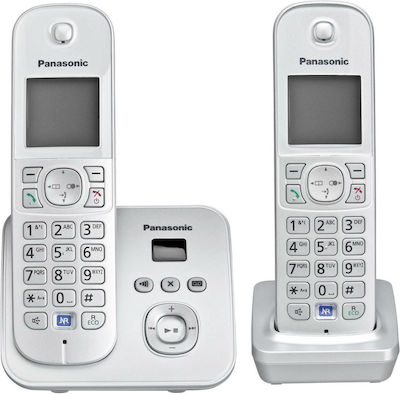 Panasonic KX-TG6822 Ασύρματο Τηλέφωνο Duo με Aνοιχτή Aκρόαση