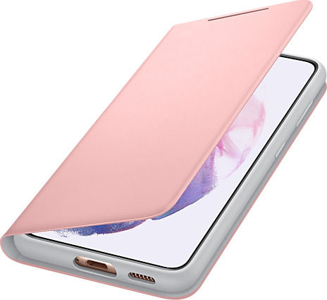 Samsung LED View Cover Book Fabric Pink (Galaxy S21) EF-NG991PPEGEE
