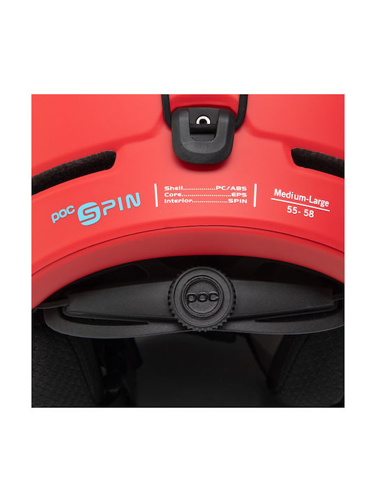 Poc Obex Spin Helmet for Ski & Snowboard Red 10103-1118