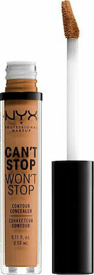 Nyx Professional Makeup Can't Stop Won't Stop Contour Liquid Concealer 12.7 Neutral Tan 3.5ml