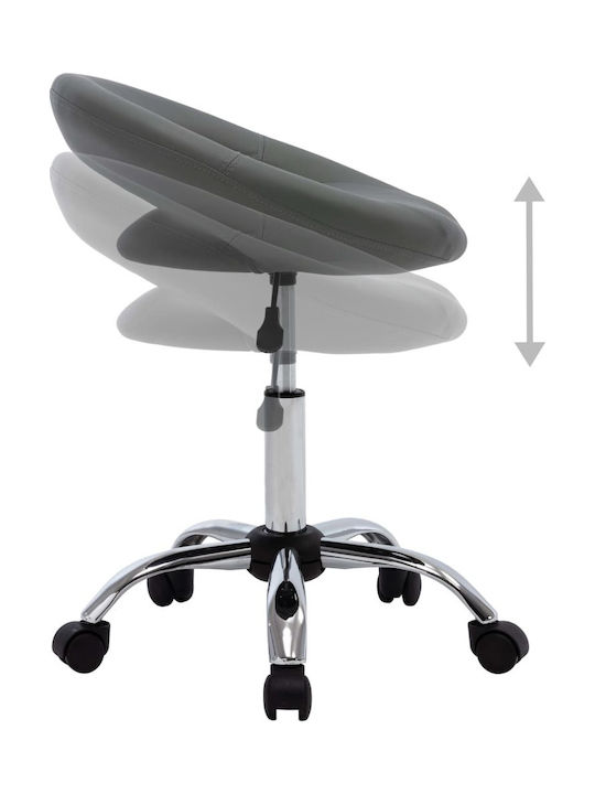Office Desk Stool Gray 50x54x64cm