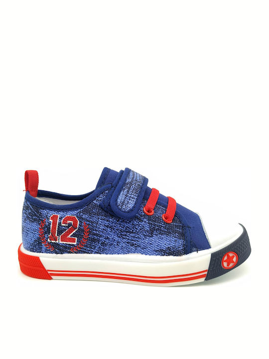 Παιδικά Sneakers με Σκρατς Μπλε