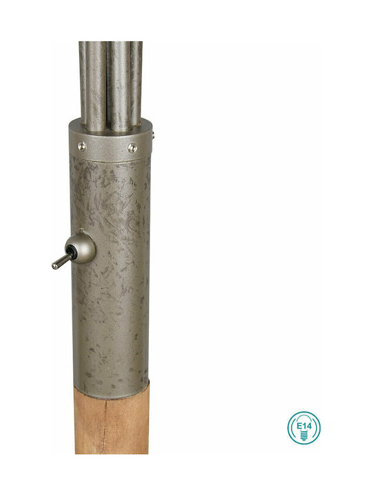 Trio Lighting Dito Φωτιστικό Δαπέδου Υ210εκ. Ασημί Trio Lighting Dito Φωτιστικό Δαπέδου Υ210εκ. Ασημί
