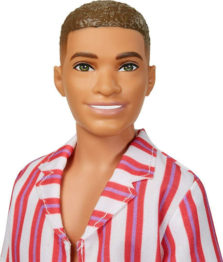 Barbie 60th Anniversary Ken Boy Doll Ken Throwback Beach Look With Swimsuit And Sandals for 3+ years+ Years