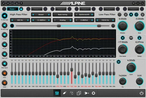 Alpine Ενισχυτής Αυτοκινήτου P 8 Καναλιών (Κλάση D)