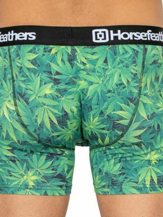 Horsefeathers Sidney Men's Boxer Green with Patterns