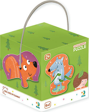 Παιδικό Puzzle Elements Forest Animals για 2+ Ετών 9pcs Dodo
