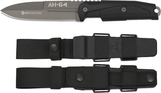 K25 Tactical AH-64 Μαχαίρι Μαύρο σε Θήκη