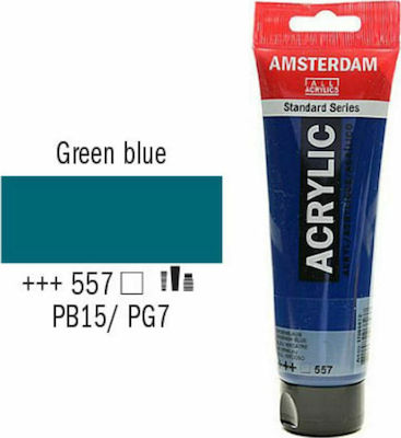 Royal Talens Amsterdam All Acrylics Standard Acrylic Paint Set Greenish Blue 557 120ml 1Stück 17095572